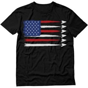 imageTstars Murica American Flag Trump Shirt  Patriotic USA MAGA Mens Tee for 4th of July ampamp Memorial DaySpirit  Black