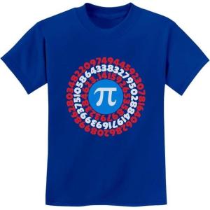 imageTstars Pi Day Shirt Superhero Captain Pi Math Geeks Gift Pi Symbol Youth Kids TShirtBlue