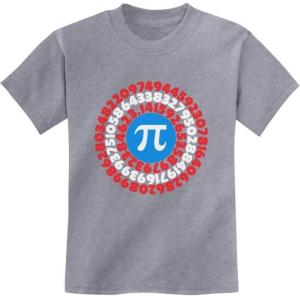 imageTstars Pi Day Shirt Superhero Captain Pi Math Geeks Gift Pi Symbol Youth Kids TShirtGray