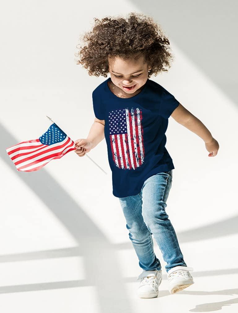 imageTstars American Flag Boys 4th of July Shirt  USA Patriotic Toddler Kids Tee for Memorial Day ampamp Independence DayDistressed  Navy
