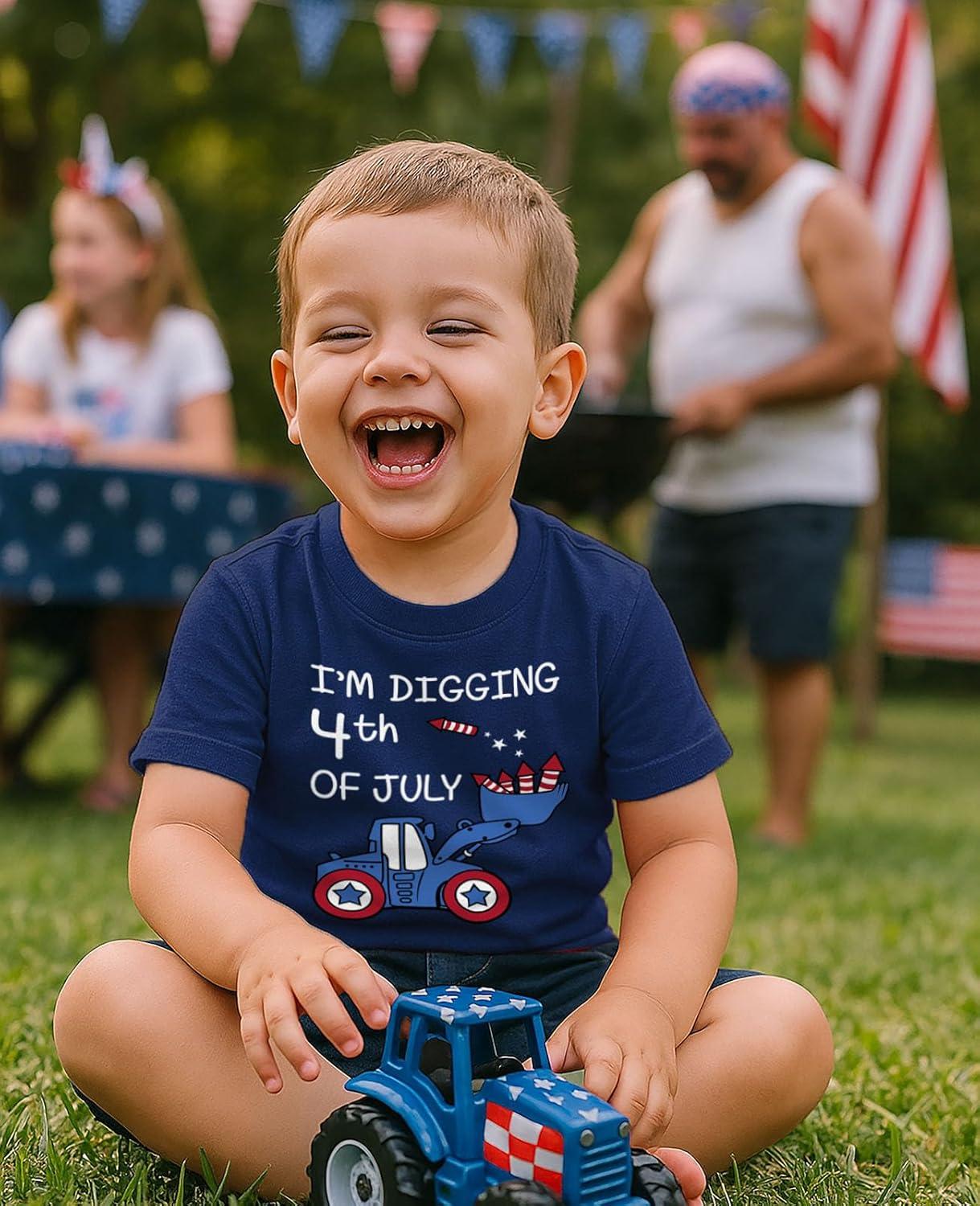 imageTstars American Flag Boys 4th of July Shirt  USA Patriotic Toddler Kids Tee for Memorial Day ampamp Independence DayNavy
