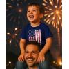 imageTstars American Flag Boys 4th of July Shirt  USA Patriotic Toddler Kids Tee for Memorial Day ampamp Independence DayDistressed  Navy