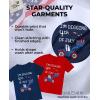 imageTstars American Flag Boys 4th of July Shirt  USA Patriotic Toddler Kids Tee for Memorial Day ampamp Independence DayTractor  Red