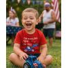imageTstars American Flag Boys 4th of July Shirt  USA Patriotic Toddler Kids Tee for Memorial Day ampamp Independence DayTractor  Red