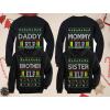 imageTstars Matching Family Elf Ugly Christmas Sweatshirts for Mom Dad Son Daughter Outfits Daddy Adults XXLarge Black