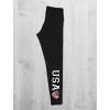 imageTstars Love Sports Leggings for Women ampamp Teen Girls  Volleyball Soccer Horse Designs Legging with SayingsUsa  Black