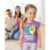 imageTstars 2nd 3rd 4th Birthday Baby Shark Shirt Two Three Four Year Old Toddler Girl Ruffle Sleeve Top4th Birthday  Lavender