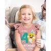 imageTstars 2nd 3rd 4th Birthday Baby Shark Shirt Two Three Four Year Old Toddler Girl Ruffle Sleeve Top4th Birthday  Mauvelous