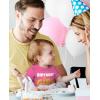 imageTstars Birthday Girl Youth Gold Crown Tiara Youth Kids TShirtPink