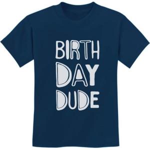 imageTstars  Birthday Dude  Gift for Birthday Boy BDay Party Youth Kids TShirtNavy