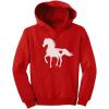imageTstars Horse Lover Hoodie for Kids  Equestrian Pullover Sweatshirt Gift for Boys and Girls Who Love HorsesRed