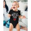 imageTstars I Have the Best Mom Ever Baby Bodysuit Newborn Outfit Gift for Baby Shower or First Mothers DayBlack