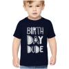 imageTstars Birthday Dude Boy Shirt Gifts for Boys 2nd 3rd 4th 5th Toddler Kids ShirtsNavy