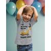 imageTstars Personalized 3rd Birthday Shirt Boy Im Digging Being 3 Toddler Kids TShirtGray