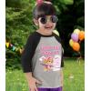 imageTstars Time Flies Im 3 Paw Patrol Skye 3rd Birthday Toddler Kids Girls Raglan TShirtDark Gray