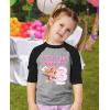 imageTstars Time Flies Im 3 Paw Patrol Skye 3rd Birthday Toddler Kids Girls Raglan TShirtDark Gray
