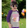 imageTstars Time Flies Im 3 Paw Patrol Skye 3rd Birthday Toddler Kids Girls Raglan TShirtPurple
