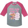 imageTstars Time Flies Im 3 Paw Patrol Skye 3rd Birthday Toddler Kids Girls Raglan TShirtPink