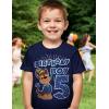 imageChase 4th Birthday Shirt for Boys  Toddler Paw Patrol Party Outfit  TShirt Gift for 4 Year Old5th Birthday  Navy