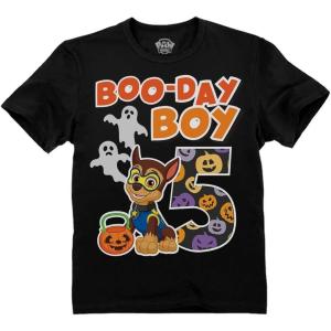 imageChase 4th Birthday Shirt for Boys  Toddler Paw Patrol Party Outfit  TShirt Gift for 4 Year OldHalloween 5th  Black