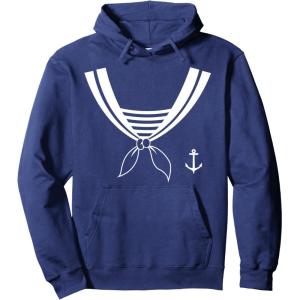 imageHalloween SailorEasy Costume Pullover HoodieNavy Blue
