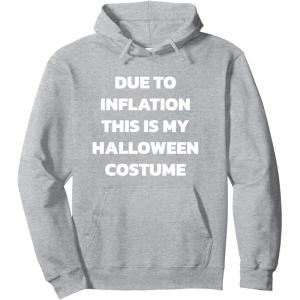 imageHalloween costume Last minute lazy easy costume Pullover HoodieHeather Grey