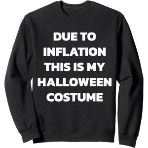 imageHalloween costume Last minute lazy easy costume SweatshirtBlack