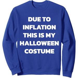 imageHalloween costume Last minute lazy easy costume SweatshirtRoyal Blue
