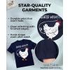 imageTstars Funny Shirt  Gift for Toddler ampamp Youth  Chicken Guess What Dinosaur Tee and Monster Tractor Shirt for KidsChicken  Black