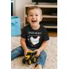 imageTstars Funny Shirt  Gift for Toddler ampamp Youth  Chicken Guess What Dinosaur Tee and Monster Tractor Shirt for KidsChicken  Black