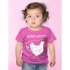 imageTstars Funny Shirt  Gift for Toddler ampamp Youth  Chicken Guess What Dinosaur Tee and Monster Tractor Shirt for KidsChicken  Pink