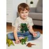 imageTstars Funny Shirt  Gift for Toddler ampamp Youth  Chicken Guess What Dinosaur Tee and Monster Tractor Shirt for KidsDino  Natural Camo