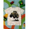 imageTstars Funny Shirt  Gift for Toddler ampamp Youth  Chicken Guess What Dinosaur Tee and Monster Tractor Shirt for KidsTractor  Natural Camo