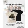 imageTstars Funny Shirt  Gift for Toddler ampamp Youth  Chicken Guess What Dinosaur Tee and Monster Tractor Shirt for KidsTractor Camo  Black 2pack