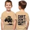 imageTstars Funny Shirt  Gift for Toddler ampamp Youth  Chicken Guess What Dinosaur Tee and Monster Tractor Shirt for KidsTractor  Latte