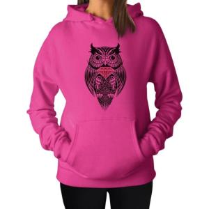 imageTstars Diamond Owl Hoodies for Women and Teen Girls Owls Novelty Sweatshirt HoodiePink