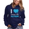 imageTstars Autism Awareness Hoodie I Love Someone With Autism Women HoodieBlue