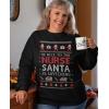 imageTstars Be Nice To The Nurse Christmas Sweatshirt for Women Medical Sweater Style Nurses Funny Xmas Holiday SweatshirtsSweatshirt  Black