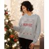 imageTstars Be Nice To The Nurse Christmas Sweatshirt for Women Medical Sweater Style Nurses Funny Xmas Holiday SweatshirtsSweatshirt  Gray