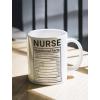 imageTstars Coffee Mug For Nurse  Funny Nurse Nutritional Facts Mug Gift For Nursing Student RN Birthday Christmas Gift for Nurses Nursing School Gift Graduate Coffee Cup 15 Ounce WhiteWhite