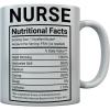 imageTstars Coffee Mug For Nurse  Funny Nurse Nutritional Facts Mug Gift For Nursing Student RN Birthday Christmas Gift for Nurses Nursing School Gift Graduate Coffee Cup 15 Ounce WhiteWhite