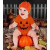 imageTstars Halloween Baby Pumpkin Outfit Jackolantern Face Newborn Girl Boy Infant BodysuitOrange