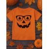 imageTstars Jack O Lantern Spooky Pumpkin Face Shirt  Boys Girls ampamp Toddler Halloween TShirt for KidsGeeky  Orange