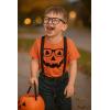 imageTstars Jack O Lantern Spooky Pumpkin Face Shirt  Boys Girls ampamp Toddler Halloween TShirt for KidsGeeky  Orange