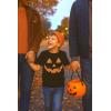 imageTstars Jack O Lantern Spooky Pumpkin Face Shirt  Boys Girls ampamp Toddler Halloween TShirt for KidsJackolantern  Black