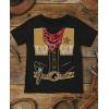 imageTstars Toddler Cowboy Shirt  Kids Western Sheriff TShirt for Rodeo DressUp or HalloweenBlack