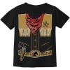 imageTstars Toddler Cowboy Shirt  Kids Western Sheriff TShirt for Rodeo DressUp or HalloweenBlack