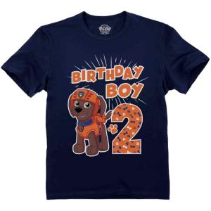 imageTstars Paw Patrol Zuma Birthday Boy 2 Toddler Kids Toddler Kids TShirtNavy