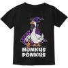 imageTstars Honkus Ponkus Goose Shirt Funny Halloween Costume Witch Hat Youth Kids TShirtBlack