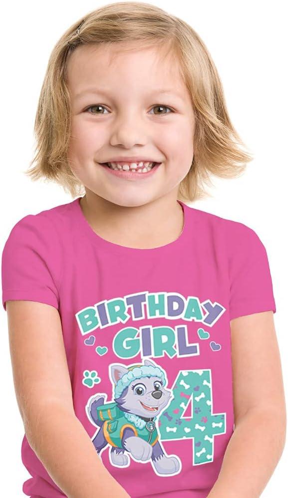 imageSkye Paw Patrol 4th Birthday Girl Shirt for 4 Year Old Girls  PupThemed Party Toddler TShirtEverest 4th  Pink